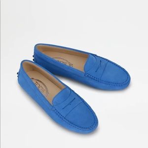 Tod's Blue Loafers
